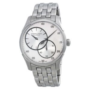 Elegant watch with metal bracelet